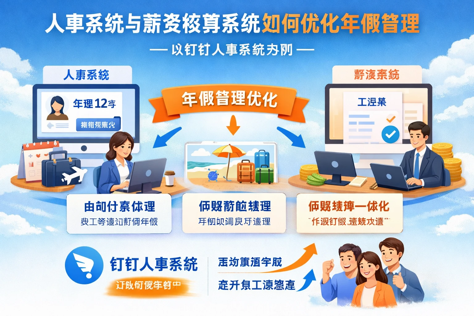 人事系统与薪资核算系统如何优化年假管理——以钉钉人事系统为例
