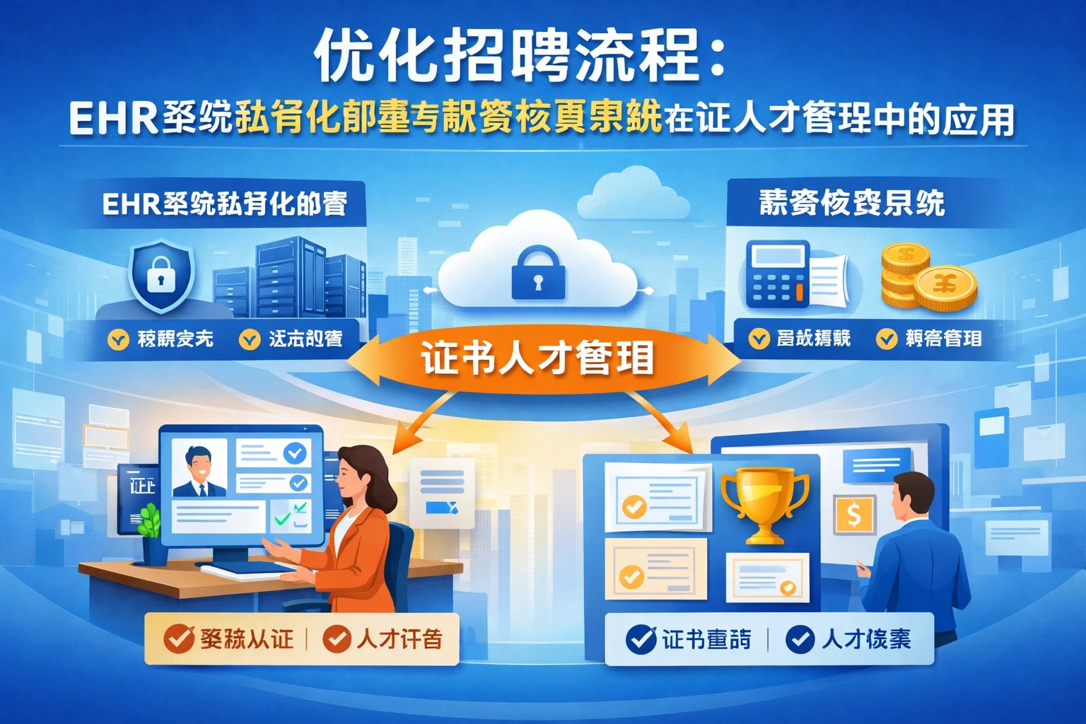 优化招聘流程:EHR系统私有化部署与薪资核算系统在证书人才管理中的应用