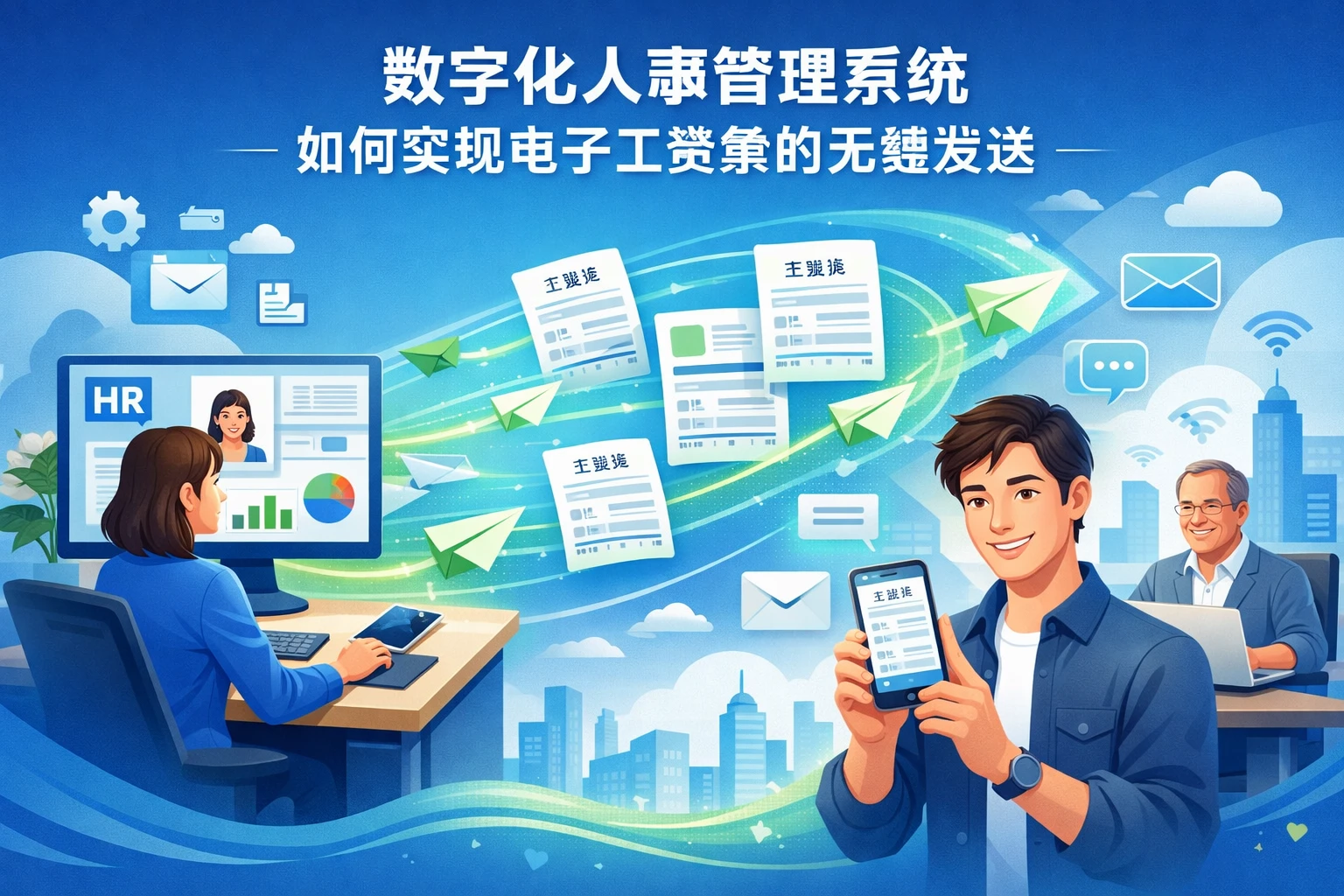 数字化人事管理系统如何实现电子工资条的无缝发送