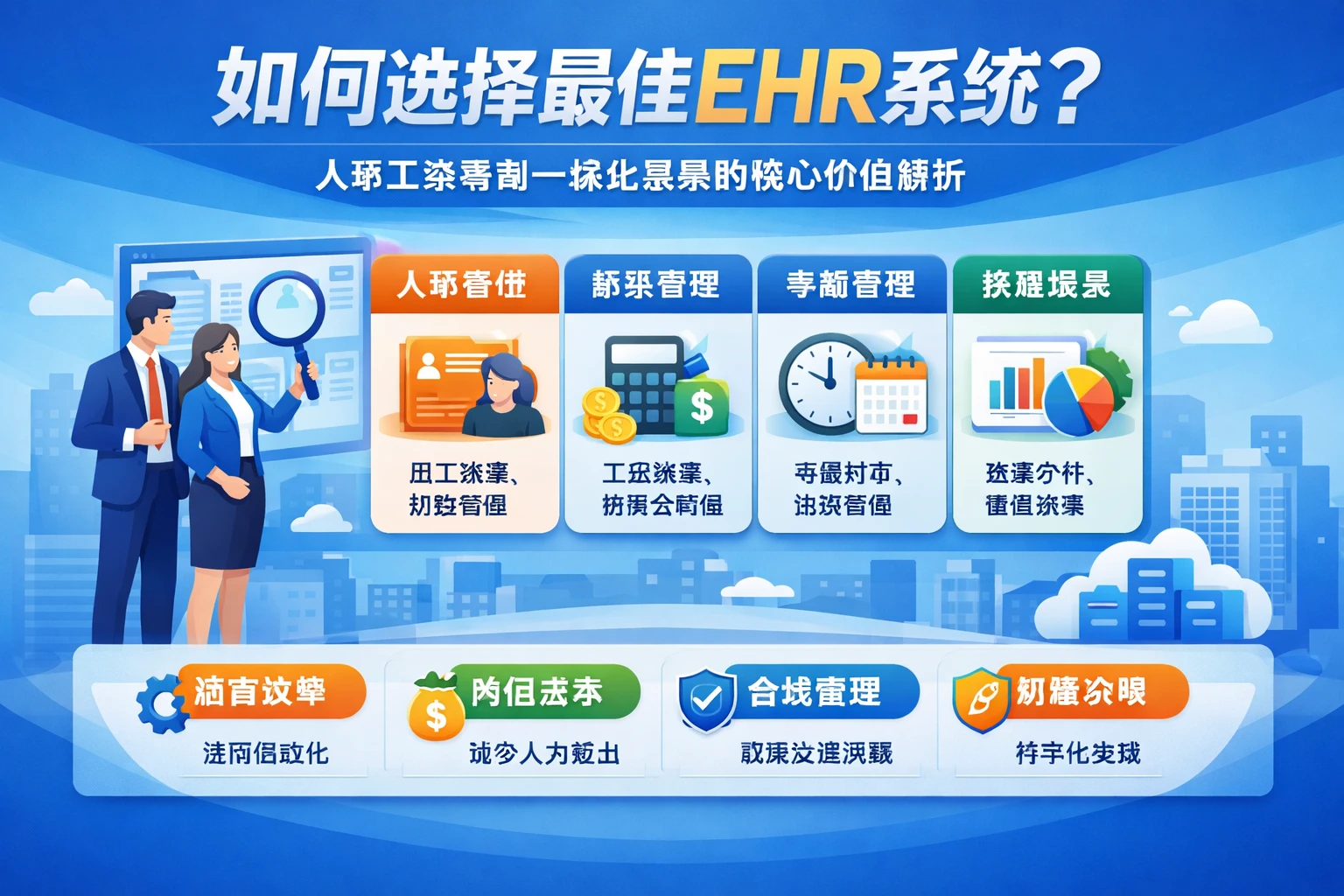 如何选择最佳ehr系统：人事工资考勤一体化系统的核心价值解析