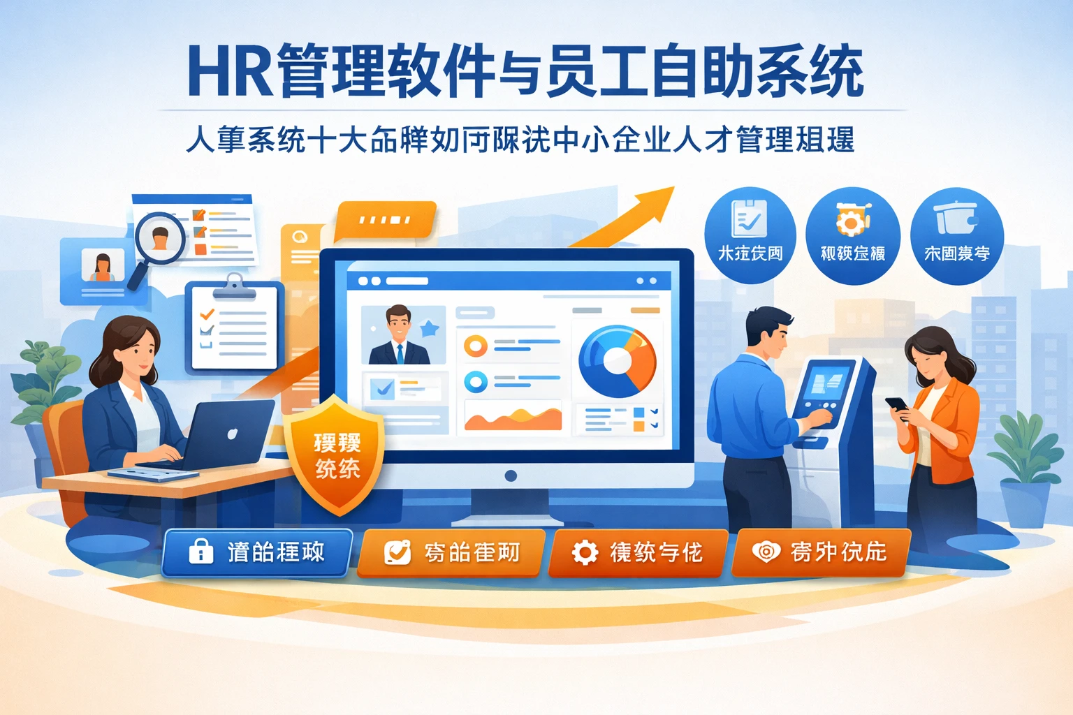 HR管理软件与员工自助系统：人事系统十大品牌如何解决中小企业人才管理难题