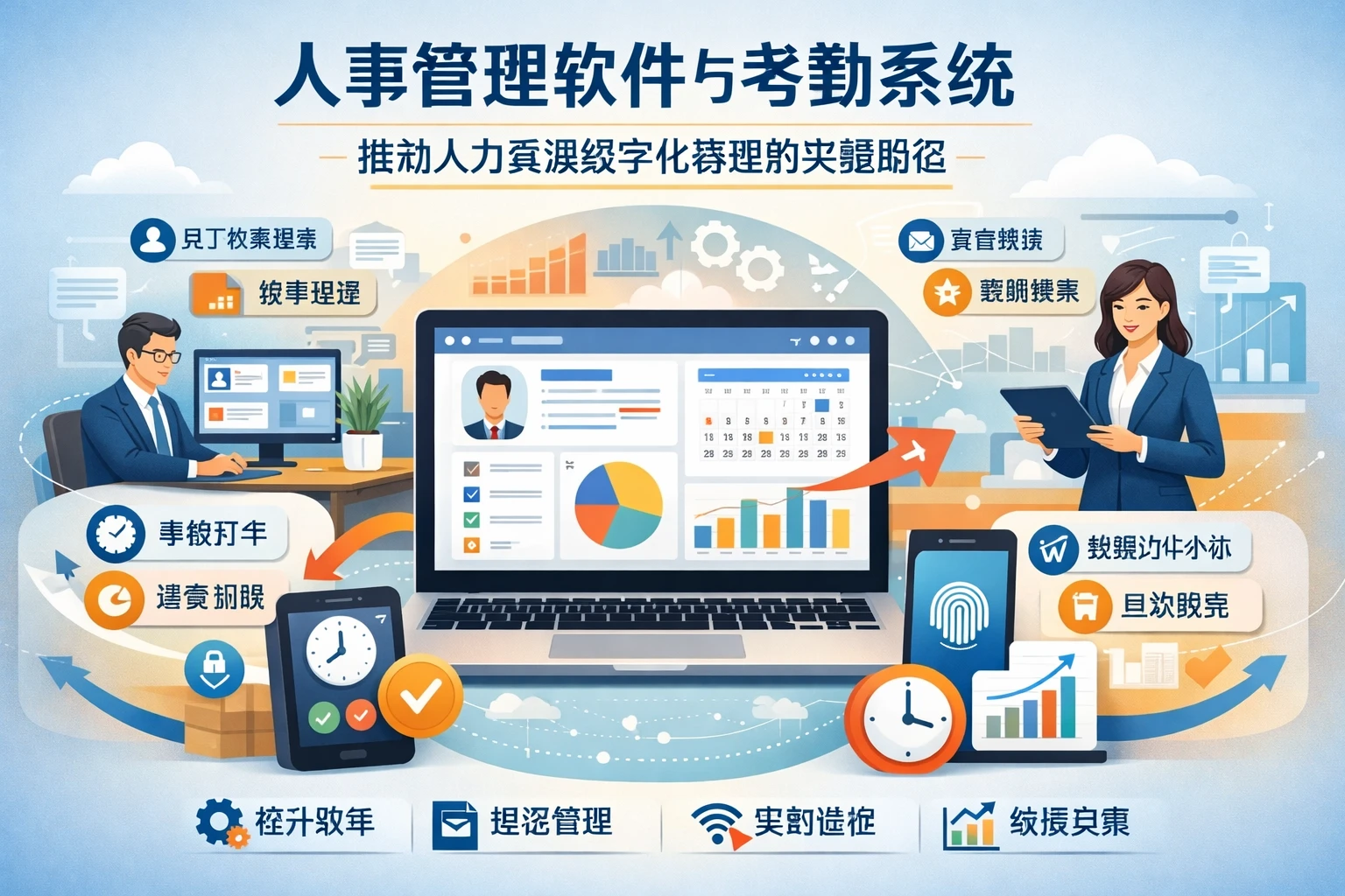 人事管理软件与考勤系统：推动人力资源数字化转型的关键路径