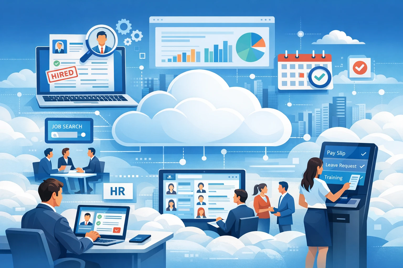 现代化人事管理软件与员工自助系统:云平台如何重塑企业招聘与人力资源管理