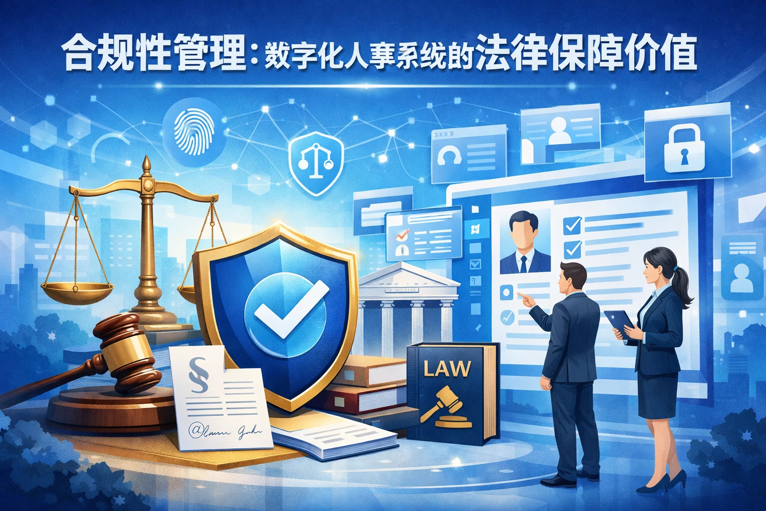 合规性管理:数字化人事系统的法律保障价值