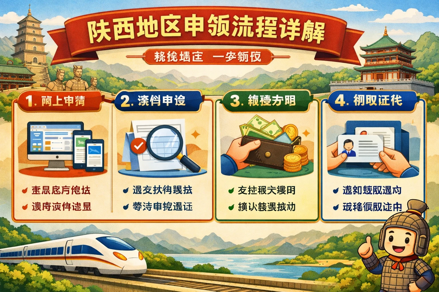 陕西地区申领流程详解