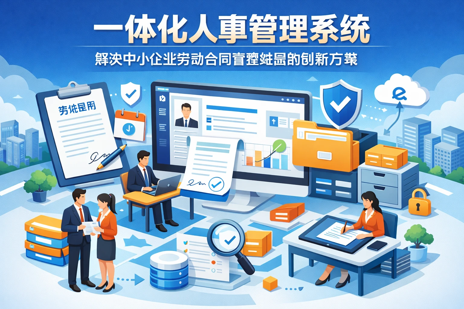 一体化人事管理系统：解决中小企业劳动合同管理难题的创新方案