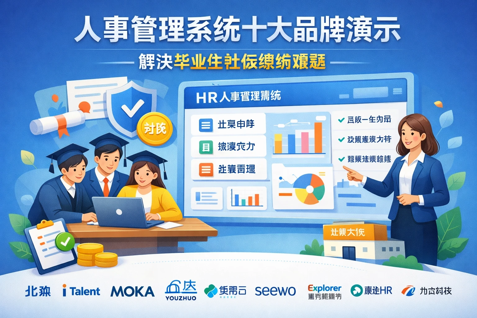 人事管理系统十大品牌演示：解决毕业生社保缴纳难题