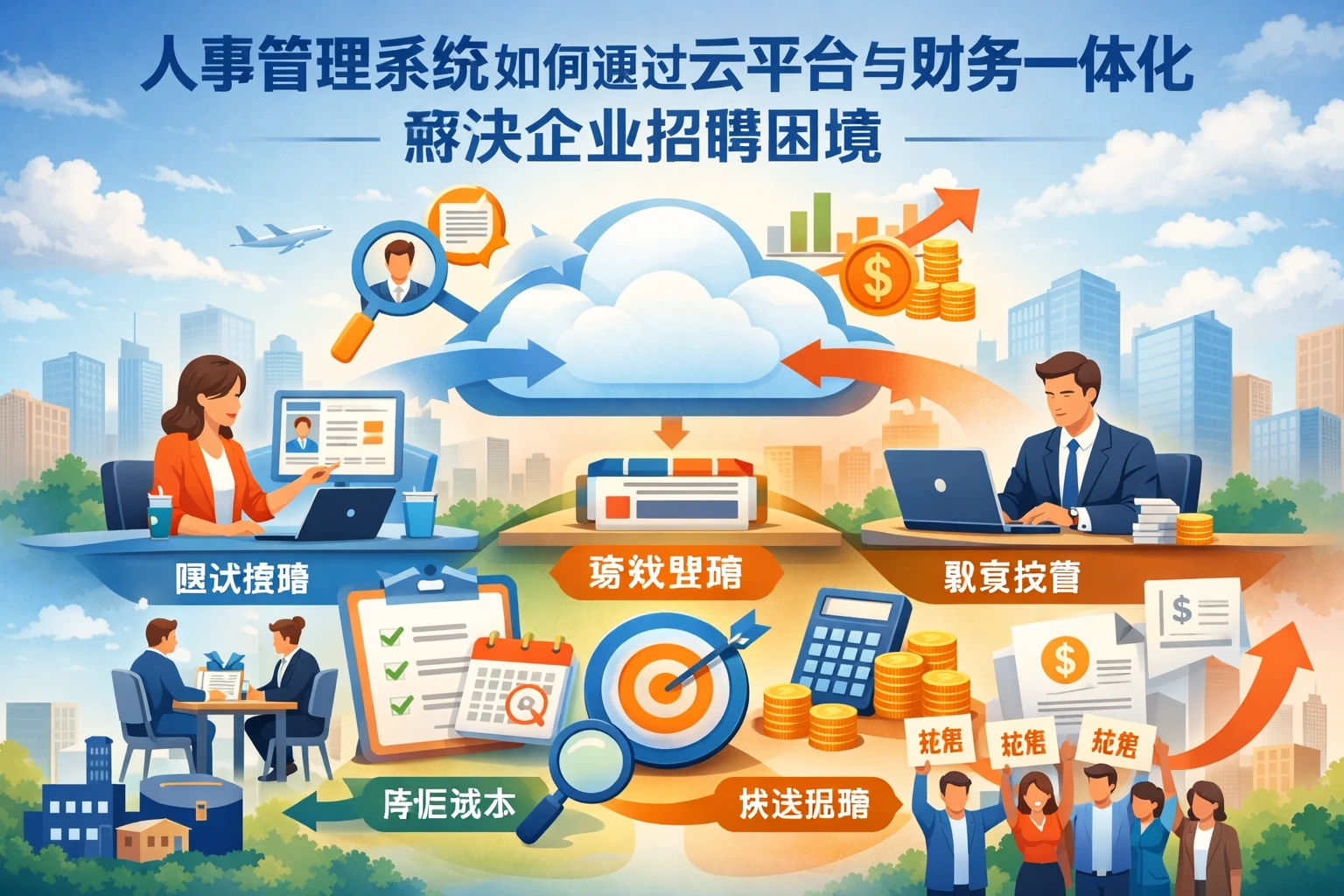 人事管理系统如何通过云平台与财务一体化解决企业招聘困境