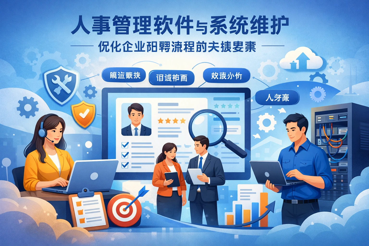 人事管理软件与系统维护:优化企业招聘流程的关键要素