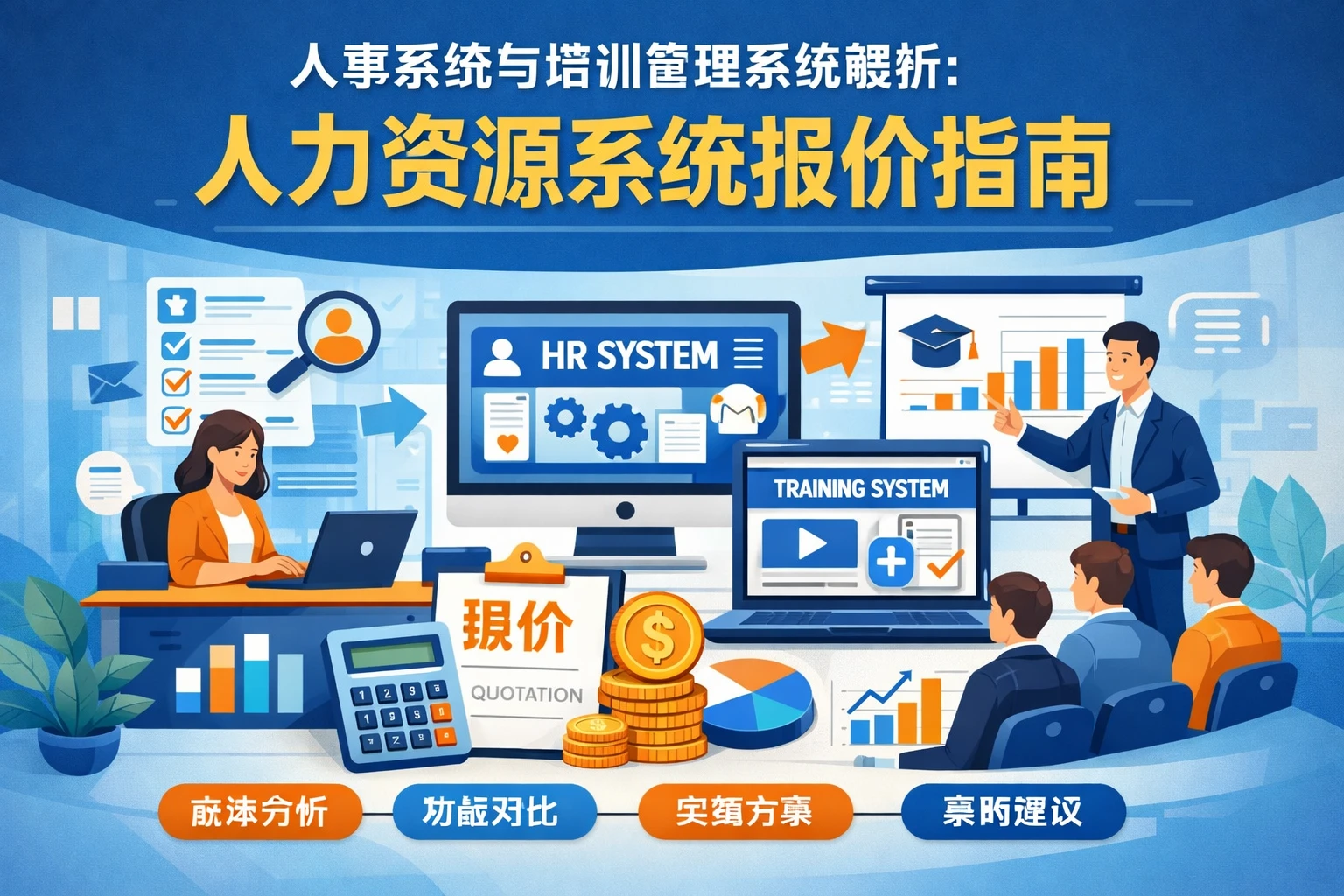 人事系统与培训管理系统解析:人力资源系统报价指南