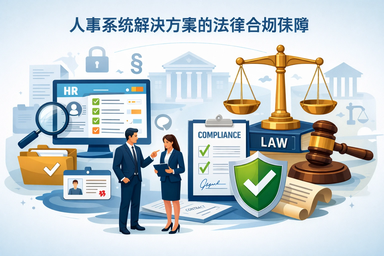 人事系统解决方案的法律合规保障