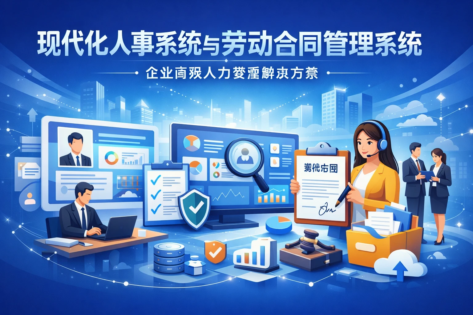 现代化人事系统与劳动合同管理系统：企业高效人力资源解决方案