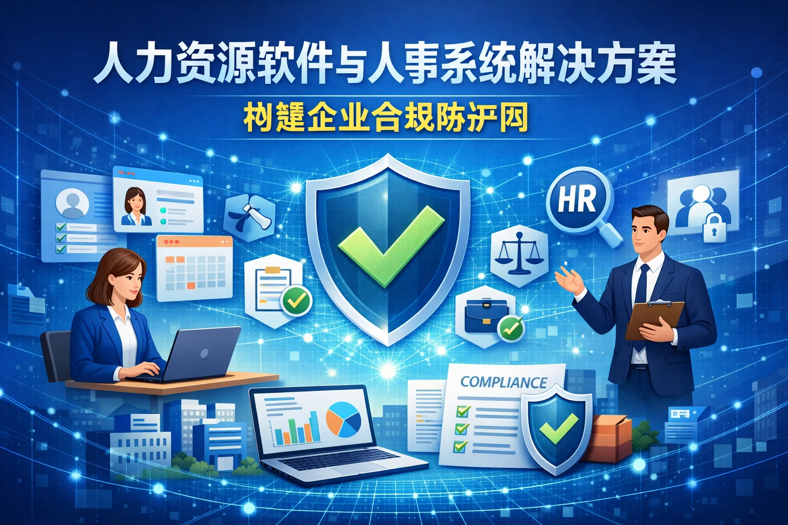 人力资源软件与人事系统解决方案：构建企业合规防护网