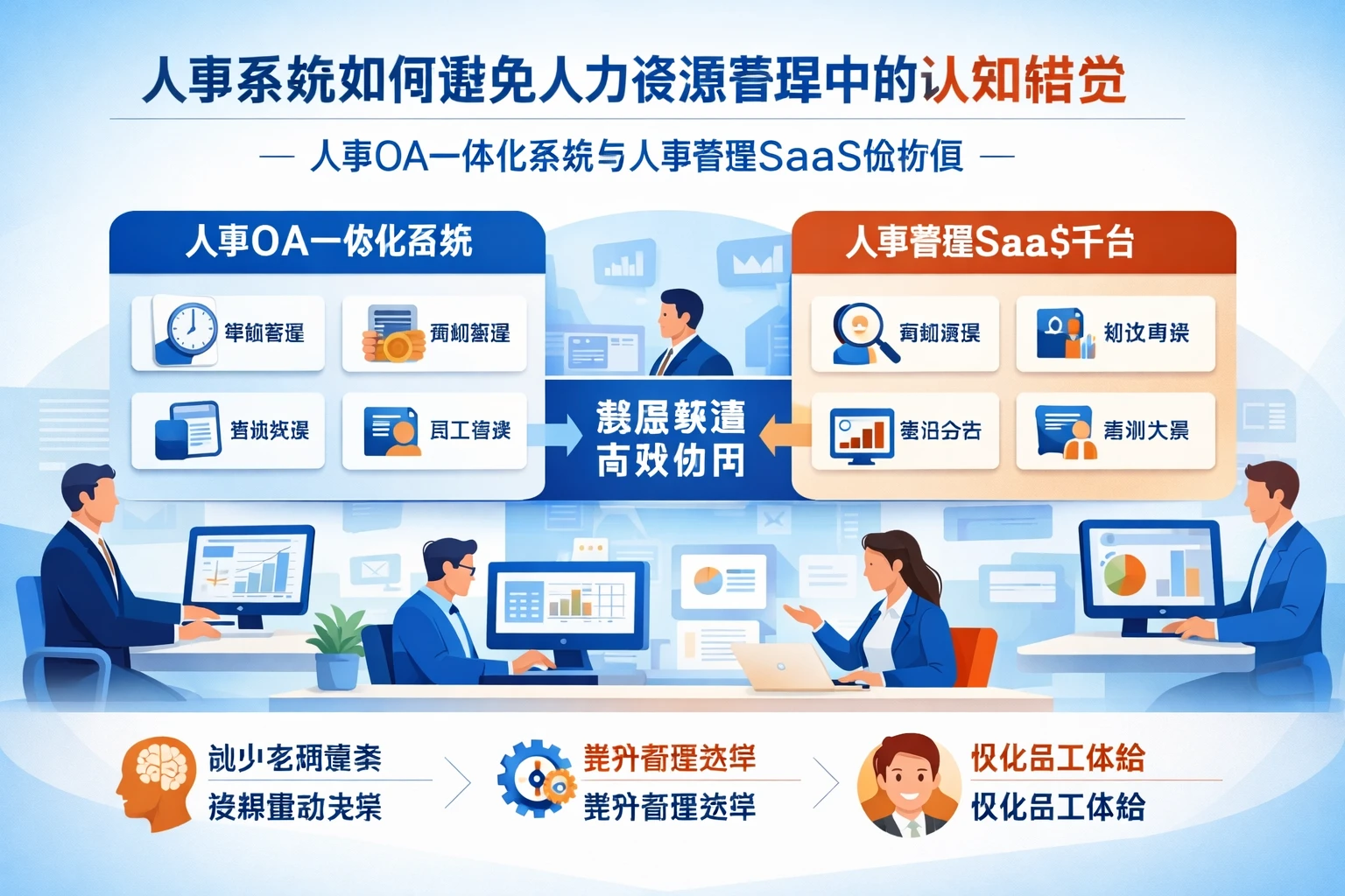 人事系统如何避免人力资源管理中的认知错觉——人事OA一体化系统与人事管理SaaS的价值