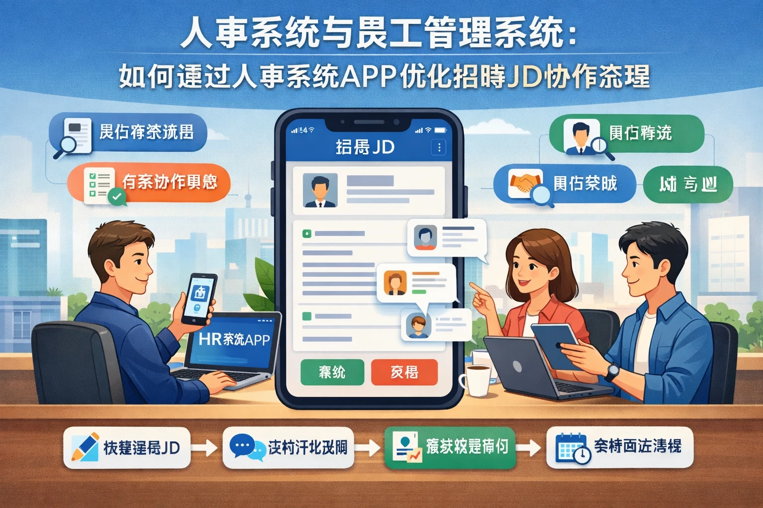 人事系统与员工管理系统:如何通过人事系统APP优化招聘JD协作流程