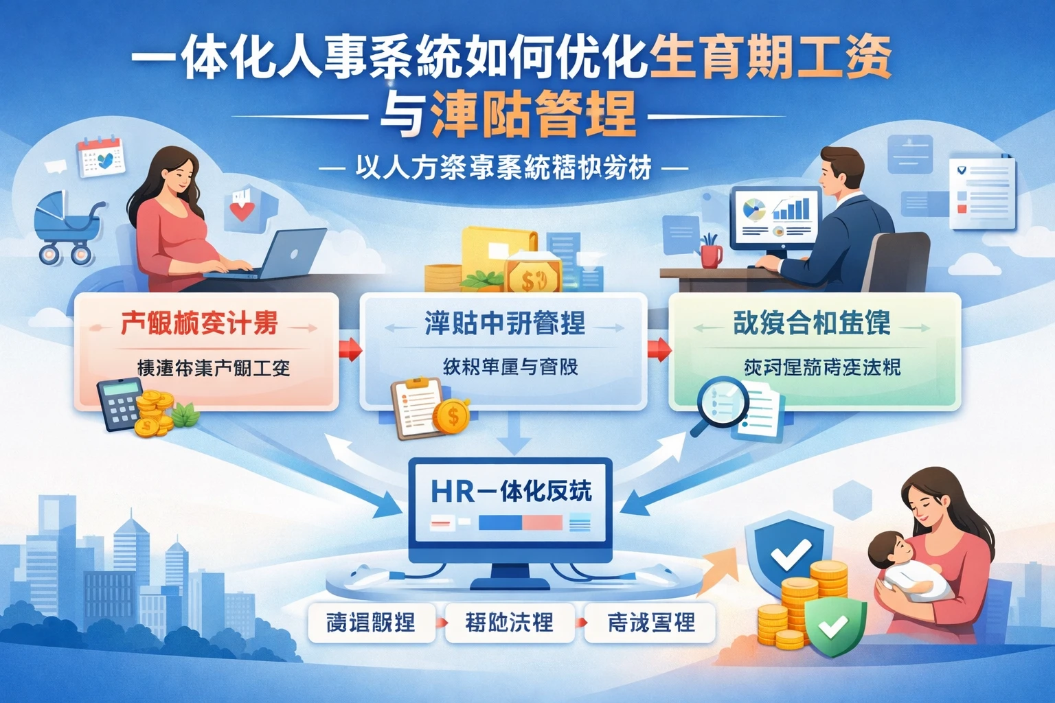 一体化人事系统如何优化生育期工资与津贴管理——以人力资源系统维护为例