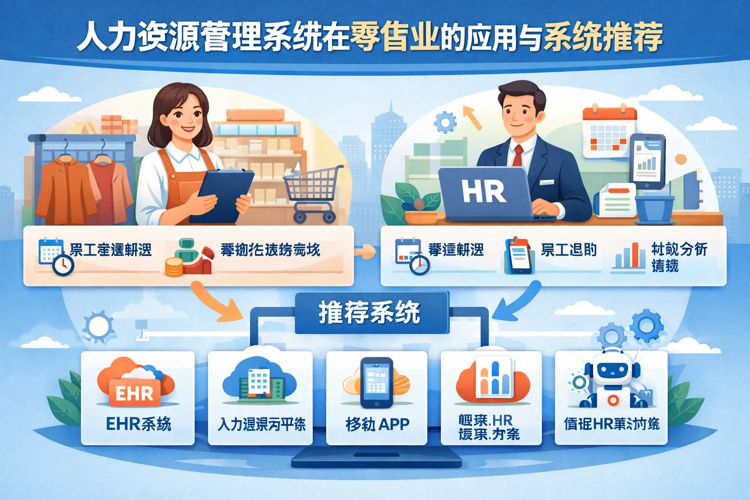 人力资源管理系统在零售业的应用与系统推荐