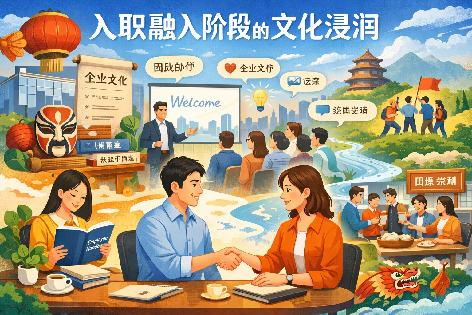 入职融入阶段的文化浸润