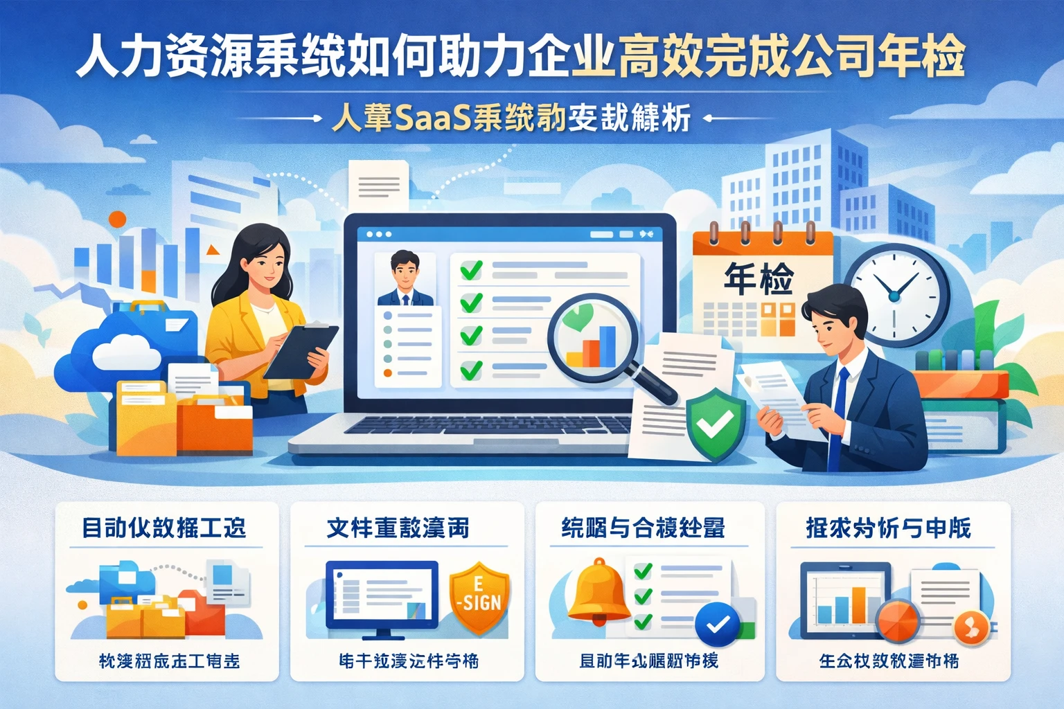 人力资源系统如何助力企业高效完成公司年检：人事SaaS系统的实战解析