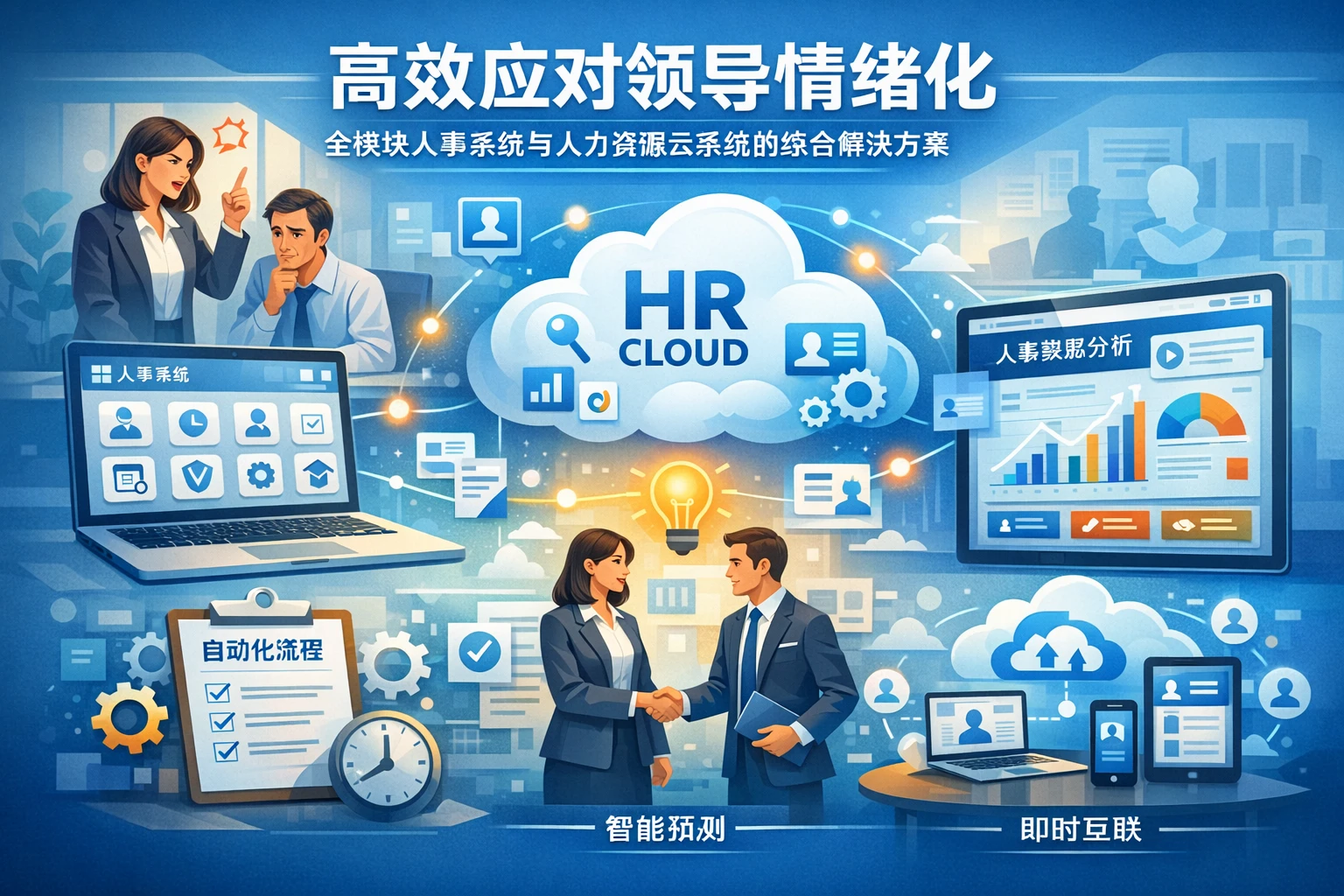 高效应对领导情绪化：全模块人事系统与人力资源云系统的综合解决方案
