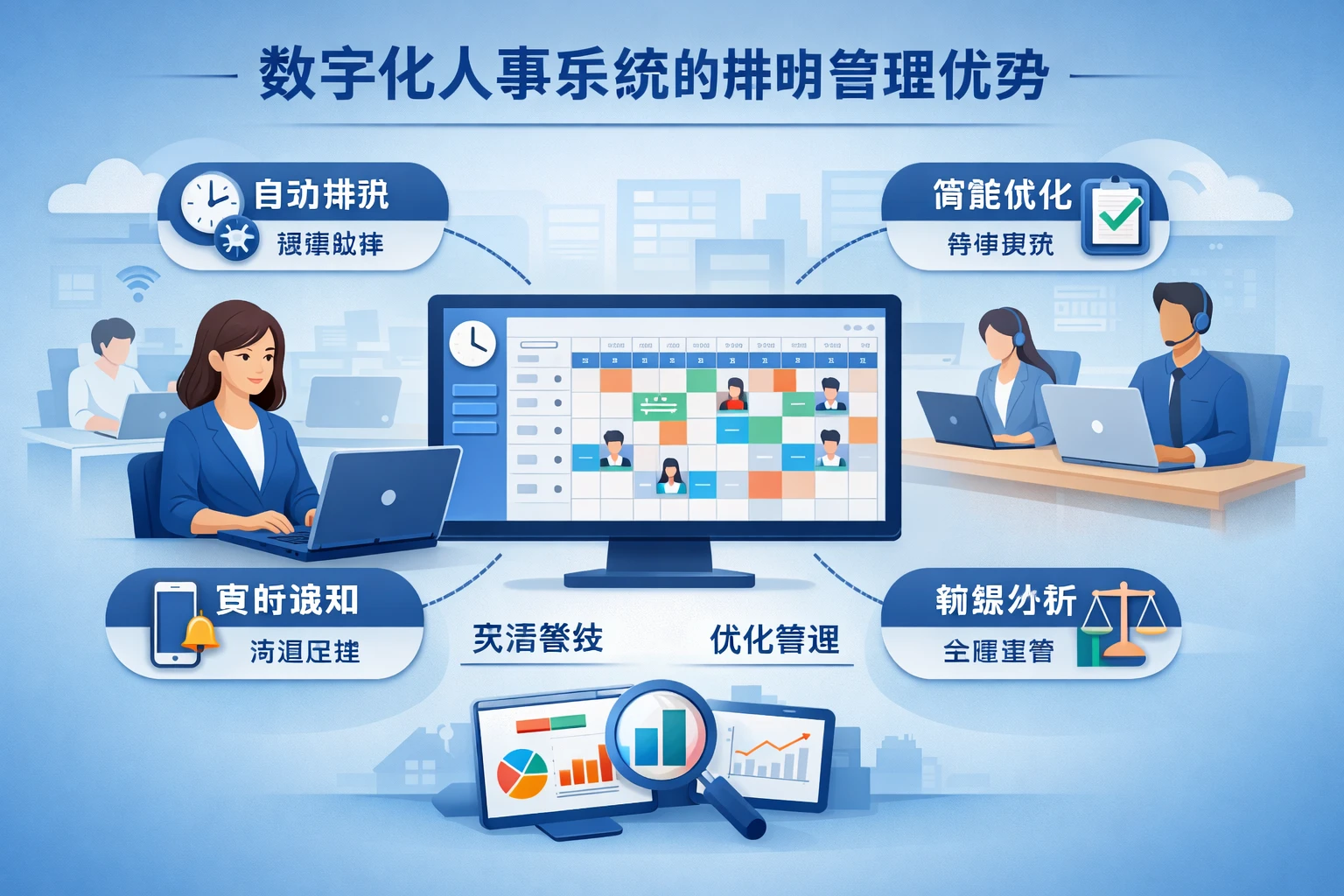 数字化人事系统的排班管理优势