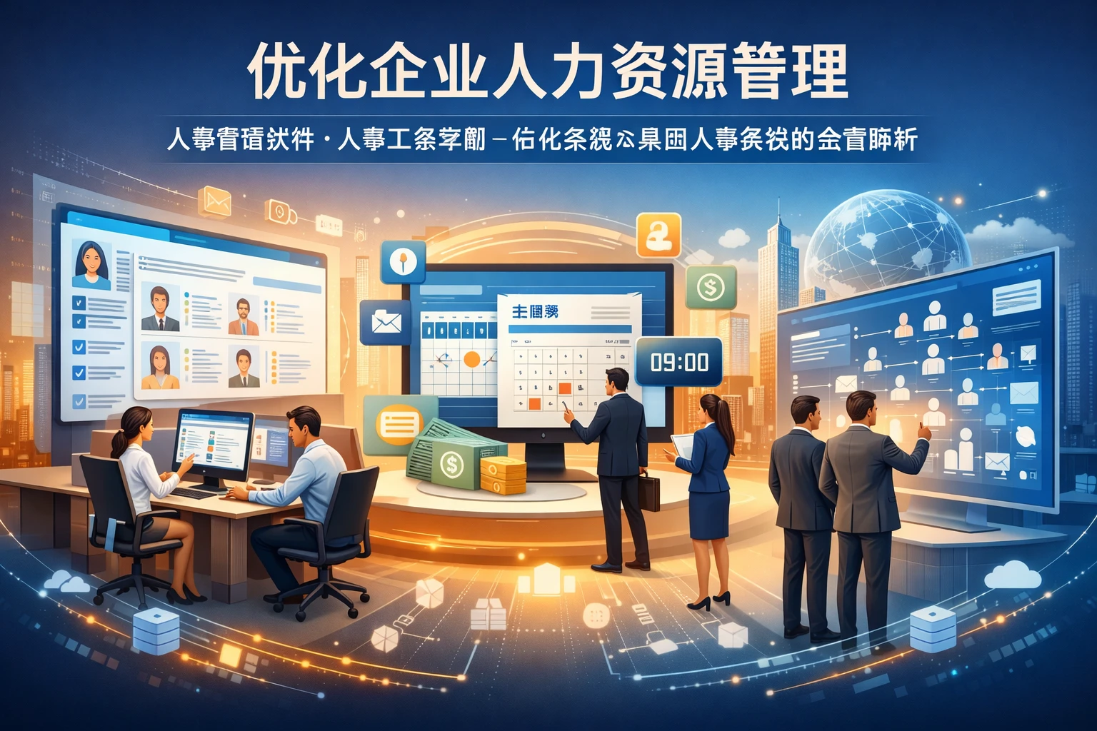 优化企业人力资源管理：人事管理软件、人事工资考勤一体化系统与集团人事系统的全面解析