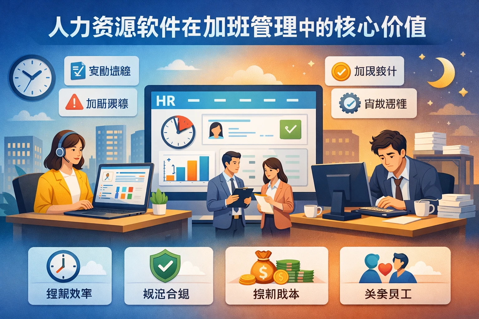 人力资源软件在加班管理中的核心价值