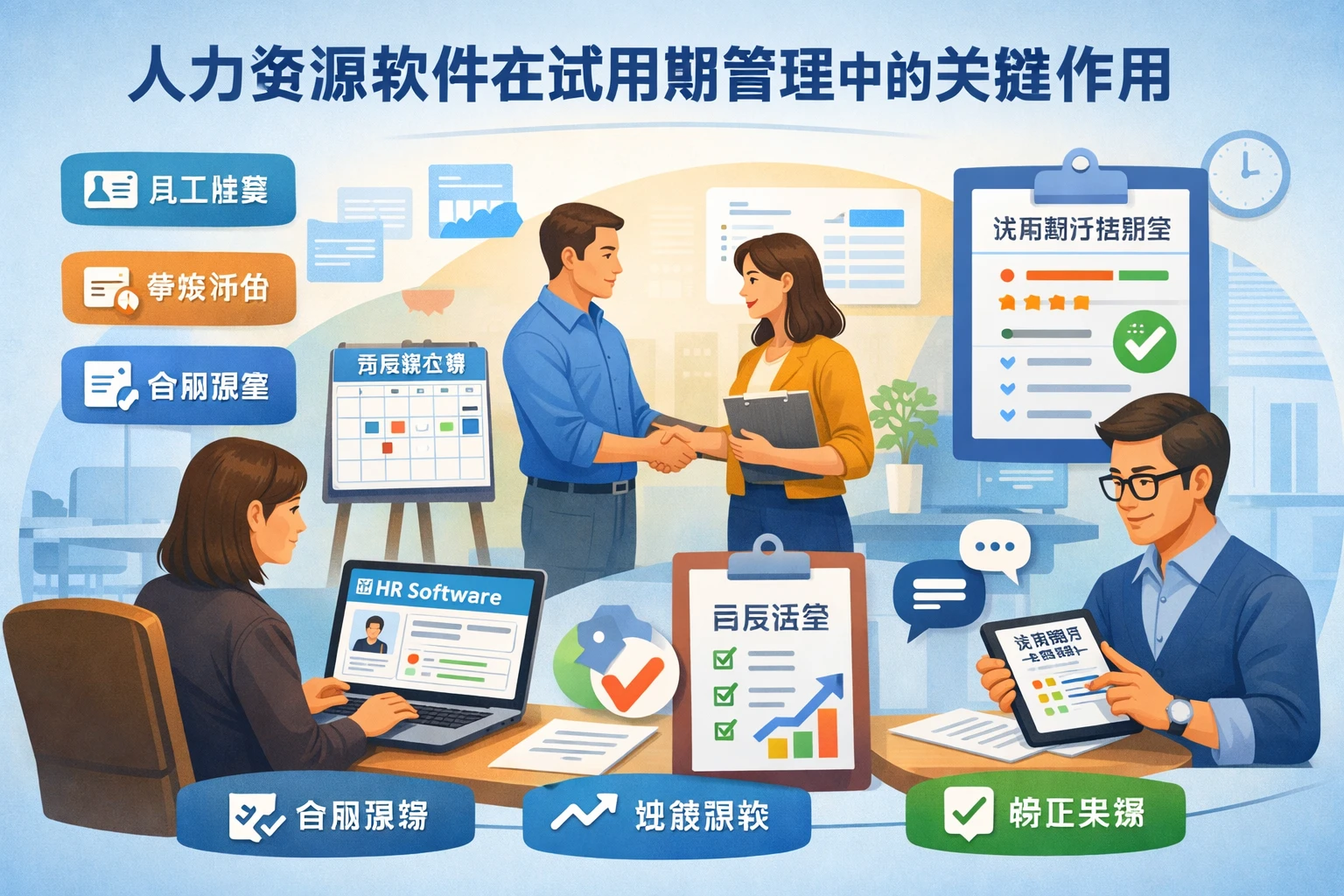 人力资源软件在试用期管理中的关键作用