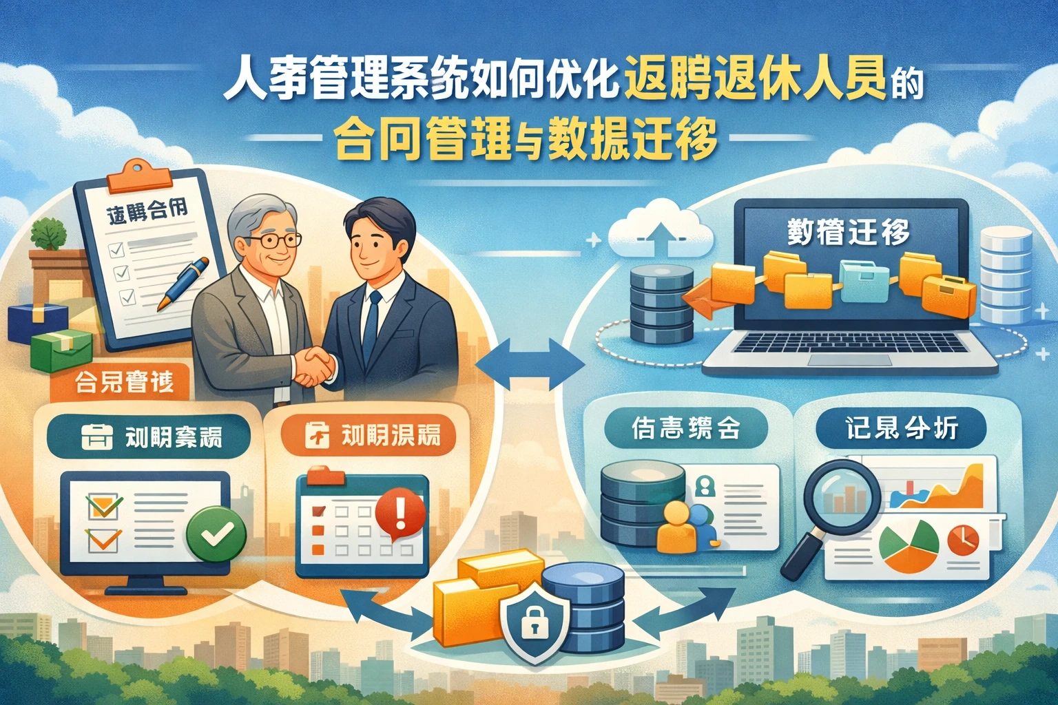 人事管理系统如何优化返聘退休人员的合同管理与数据迁移