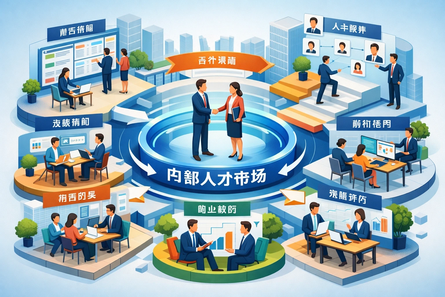 全面的内部人才市场机制