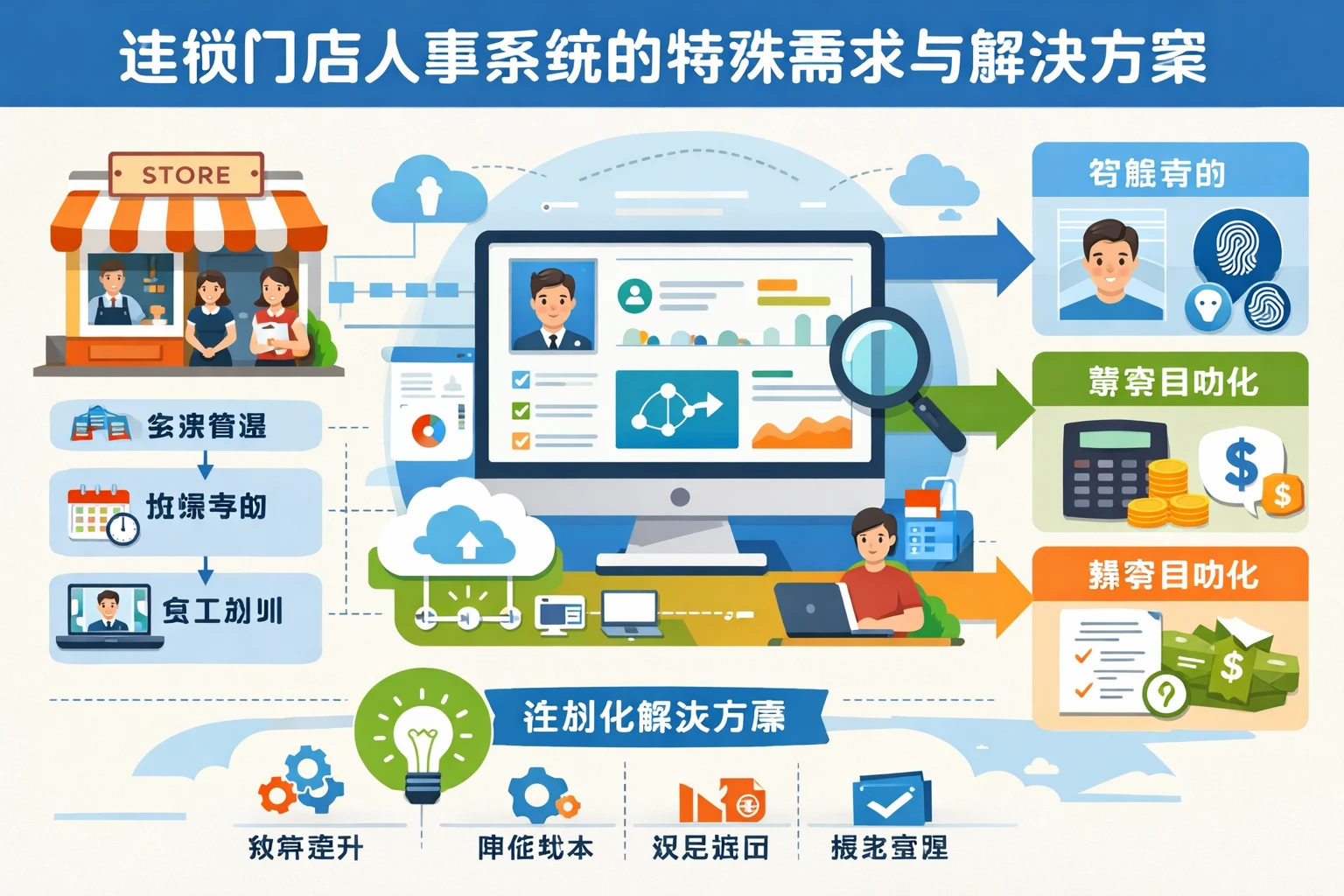 连锁门店人事系统的特殊需求与解决方案