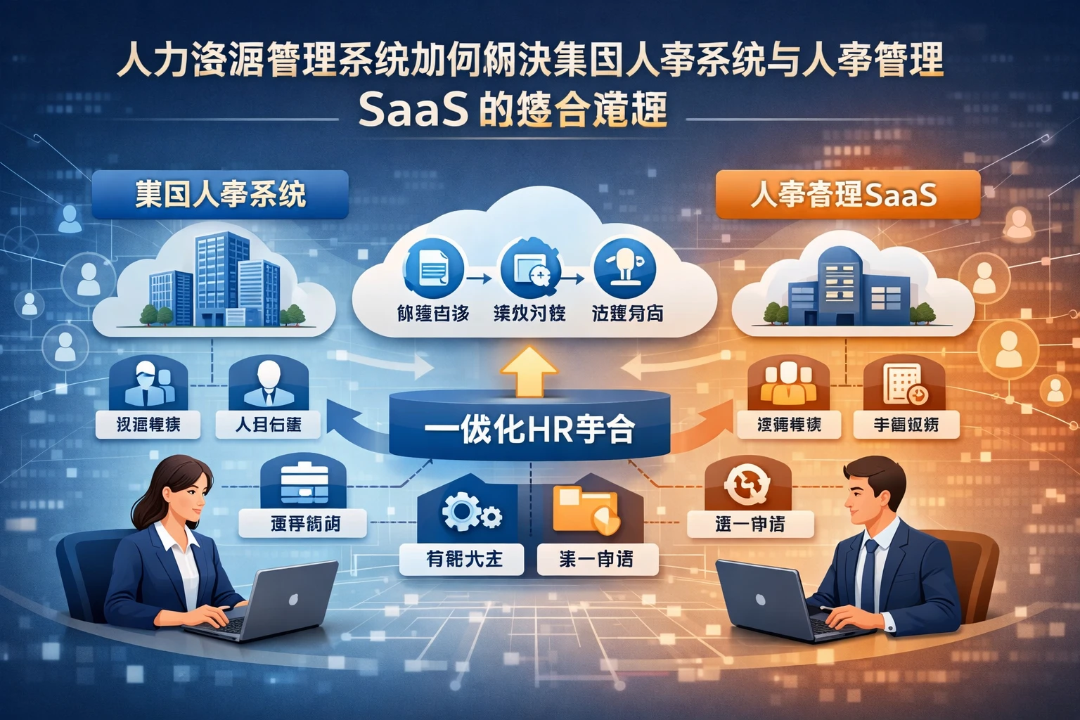 人力资源管理系统如何解决集团人事系统与人事管理SaaS的整合难题