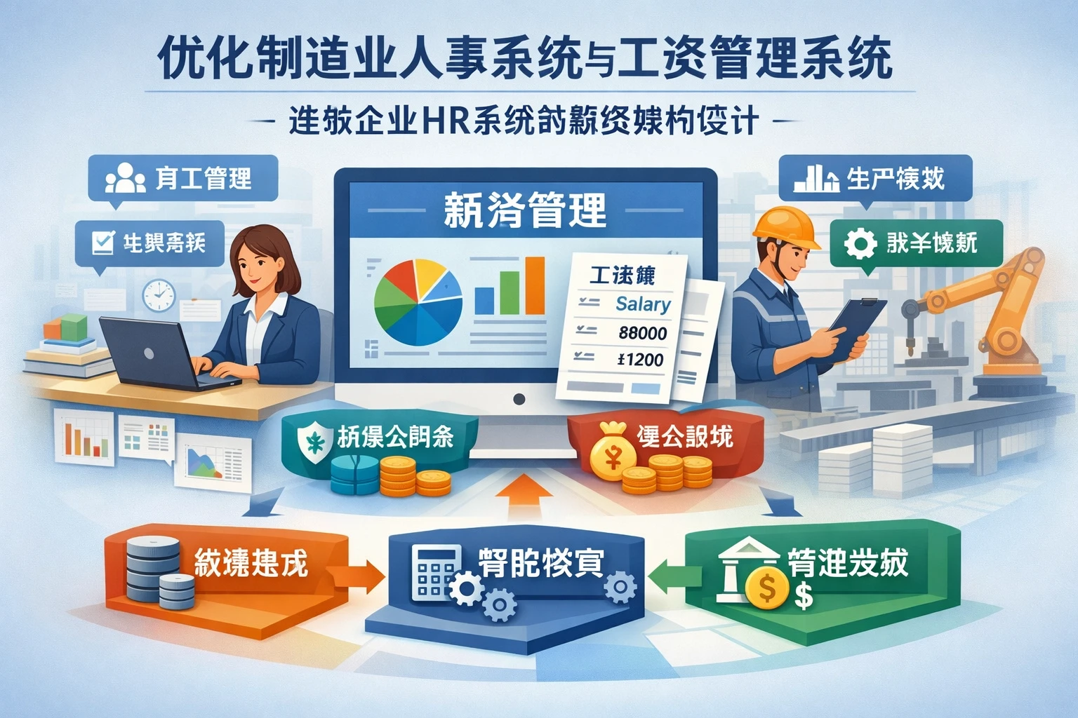 优化制造业人事系统与工资管理系统：连锁企业HR系统的薪资架构设计