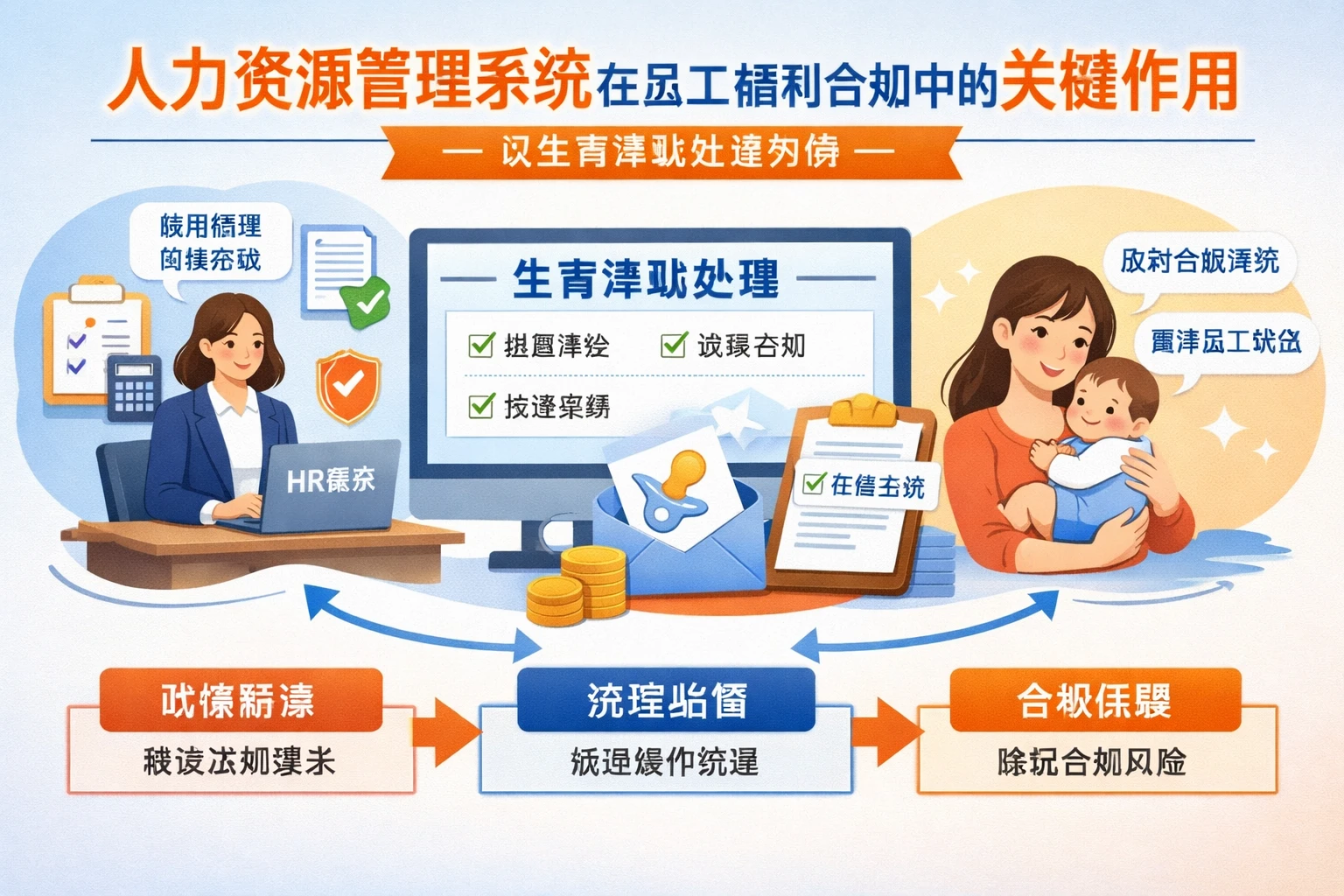 人力资源管理系统在员工福利合规中的关键作用——以生育津贴处理为例