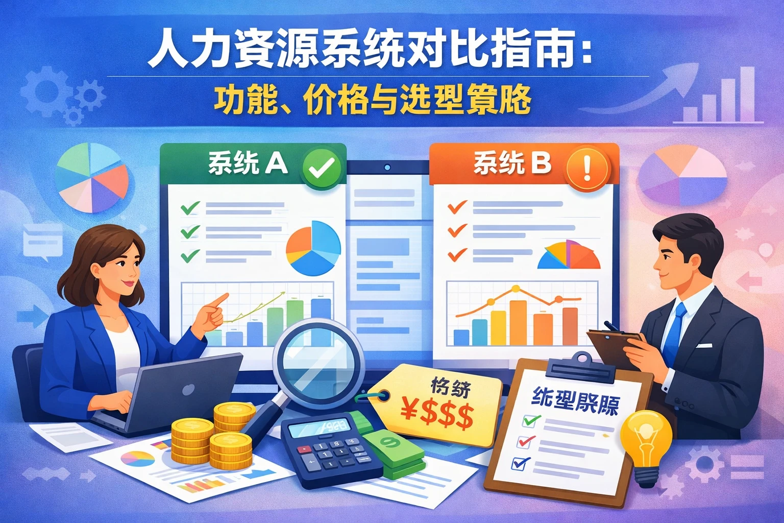 人力资源系统对比指南：功能、价格与选型策略