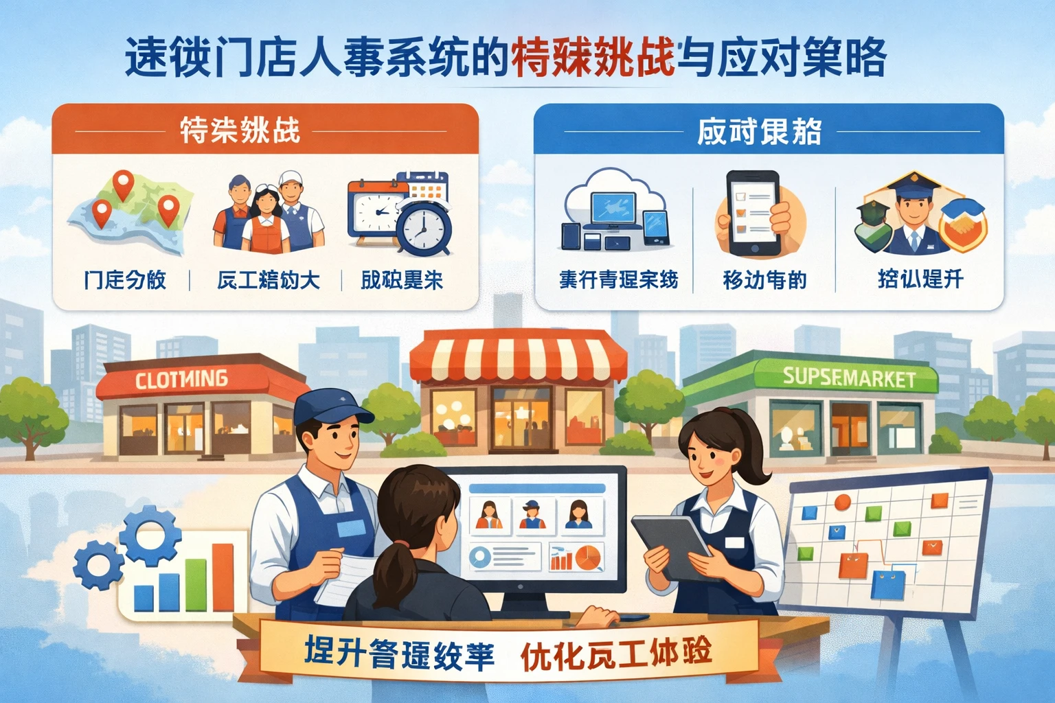 连锁门店人事系统的特殊挑战与应对策略