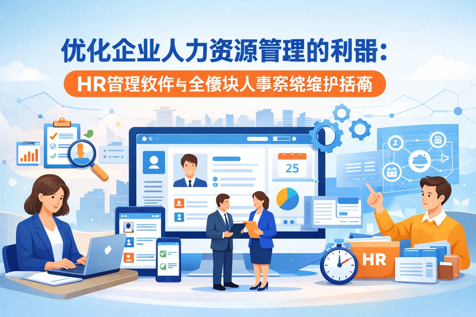 优化企业人力资源管理的利器：HR管理软件与全模块人事系统维护指南