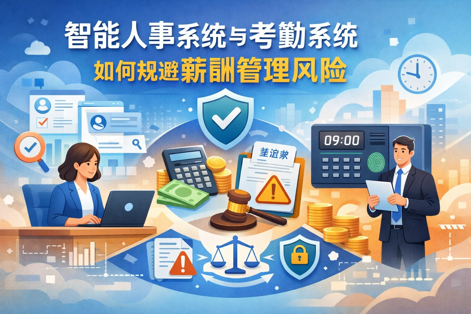智能人事系统与考勤系统如何规避薪酬管理风险