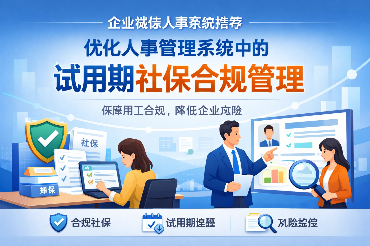 企业微信人事系统推荐：优化人事管理系统中的试用期社保合规管理