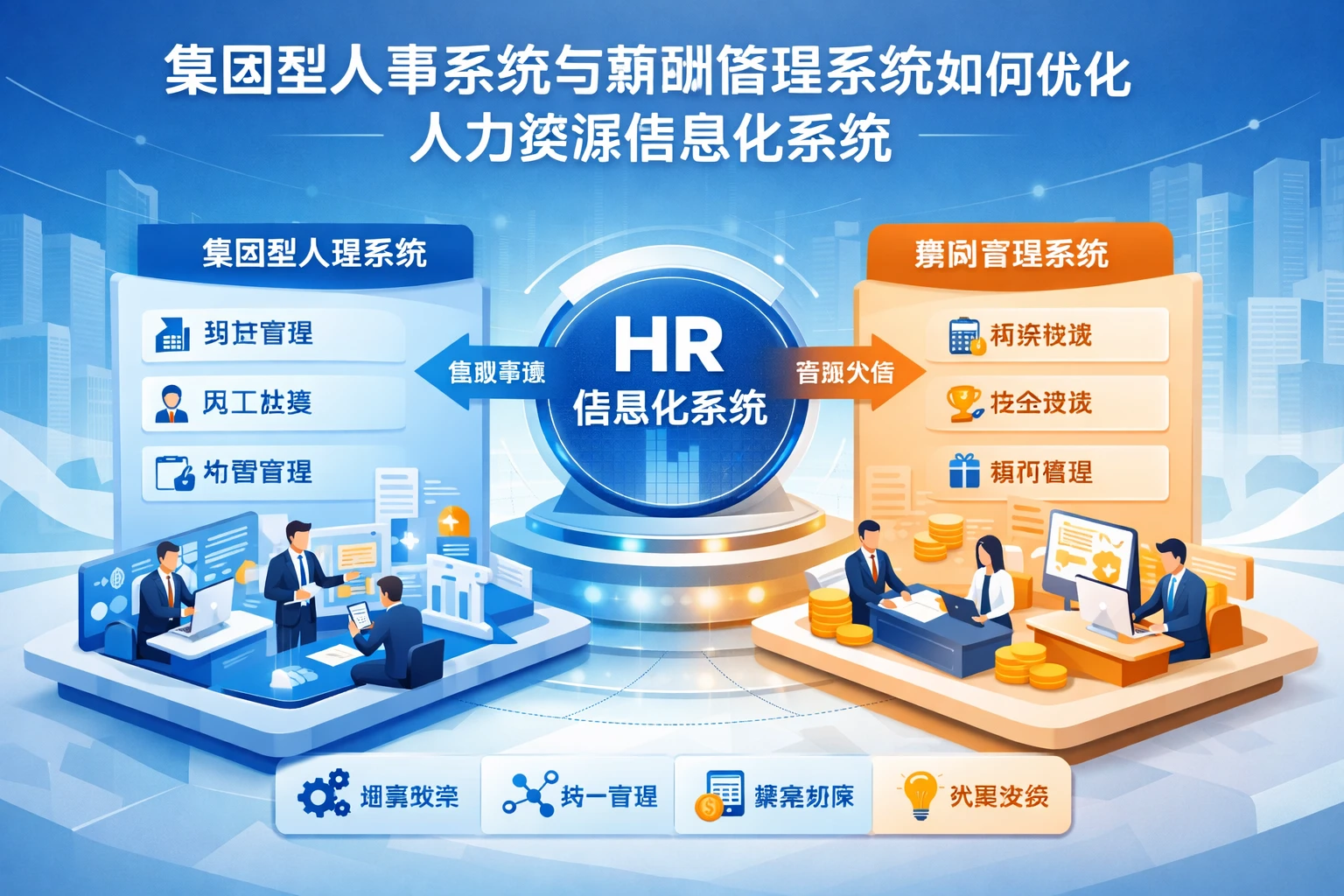 集团型人事系统与薪酬管理系统如何优化人力资源信息化系统