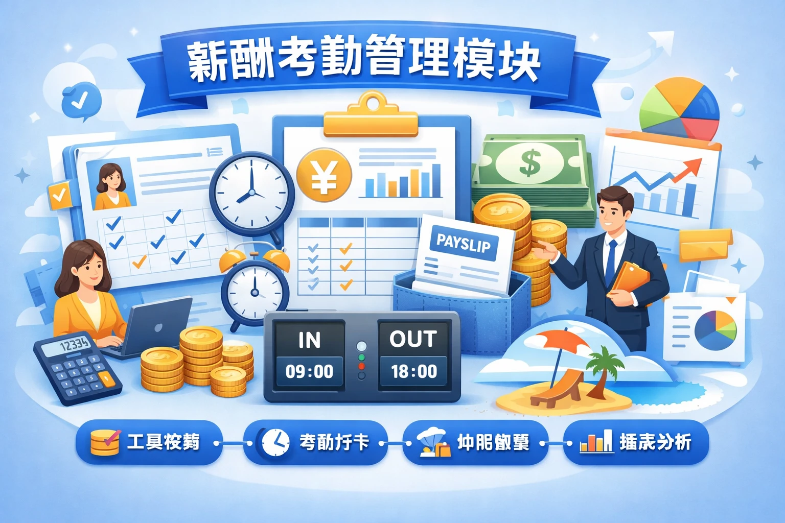 薪酬考勤管理模块