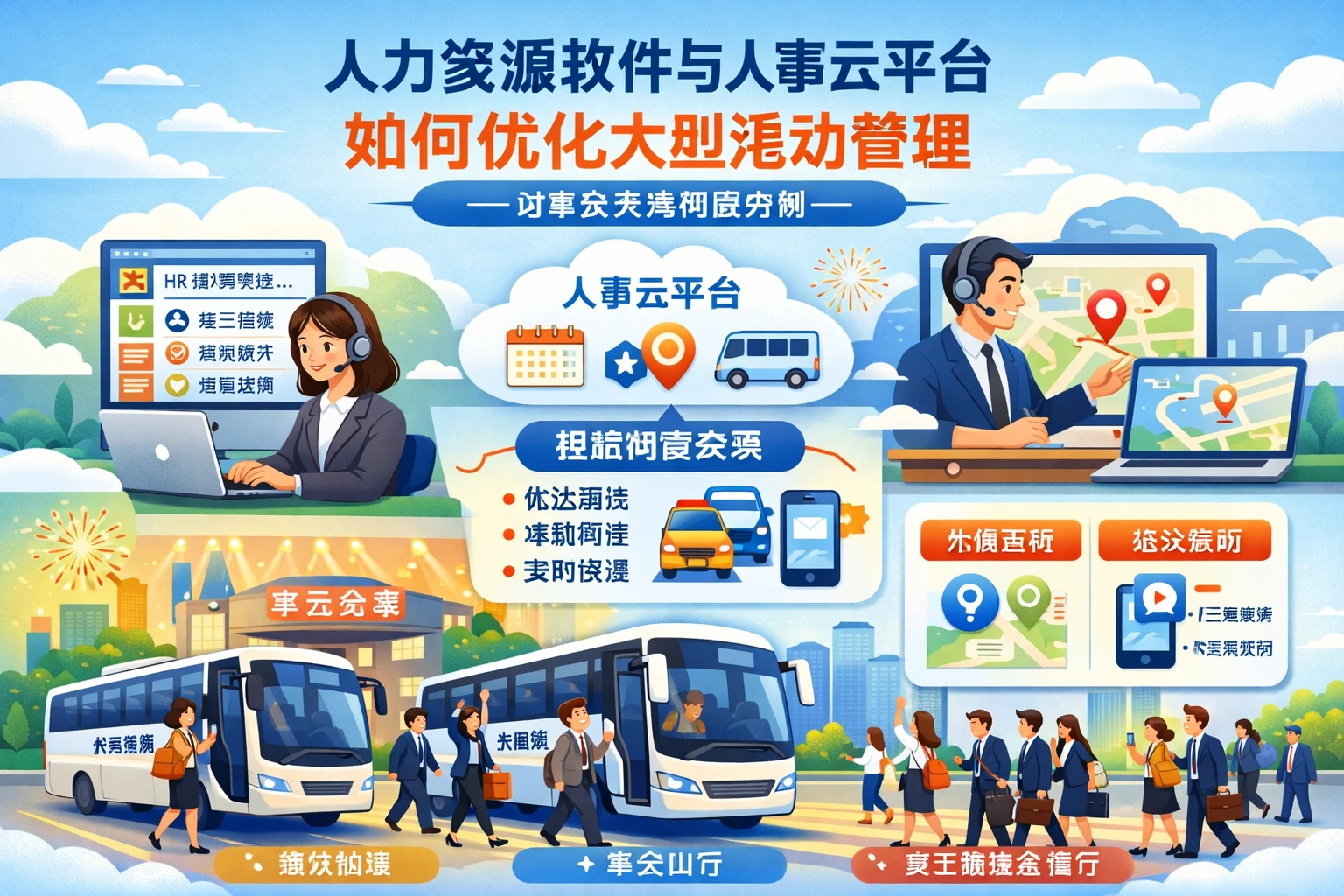 人力资源软件与人事云平台如何优化大型活动管理——以年会交通调度为例