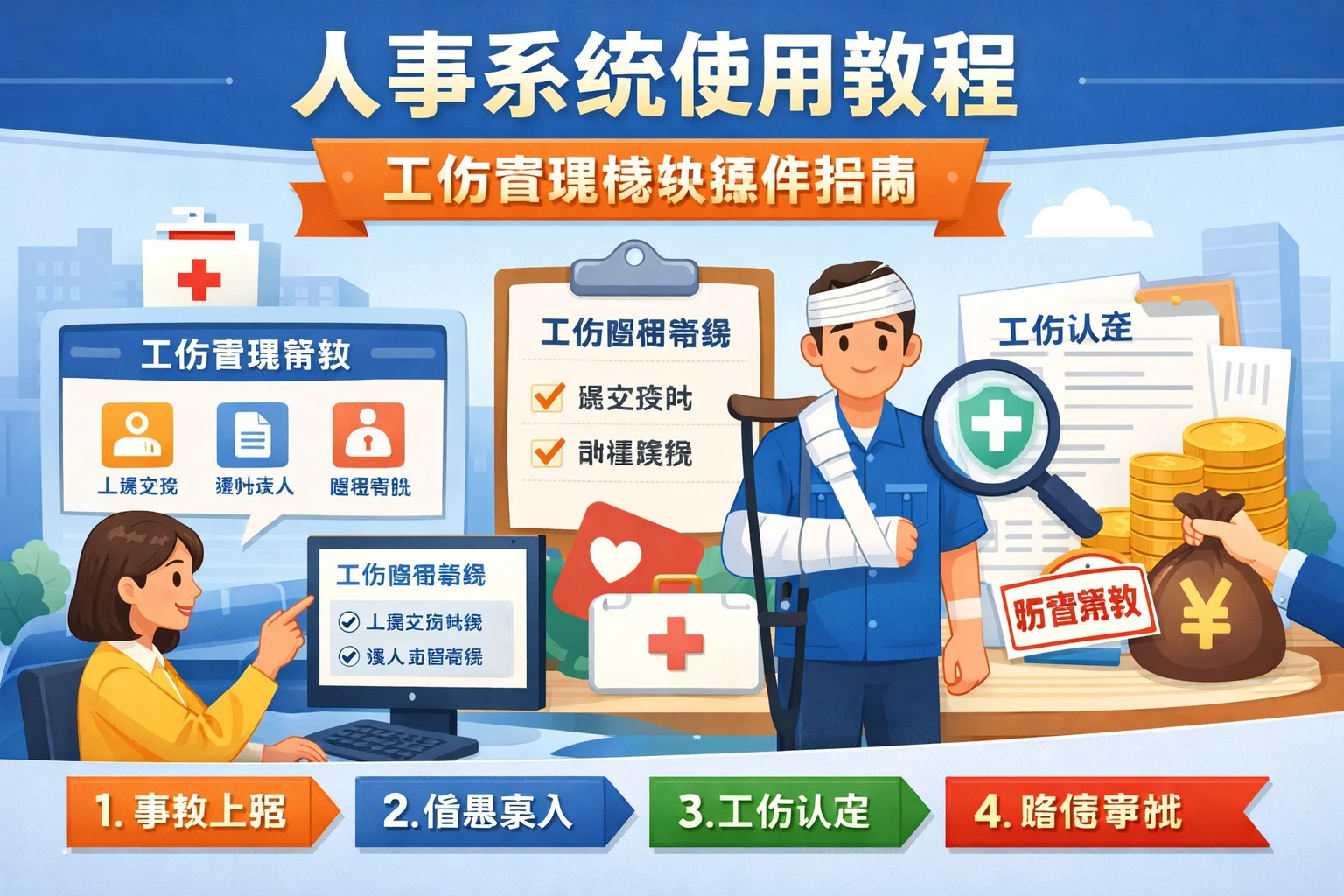 人事系统使用教程：工伤管理模块操作指南