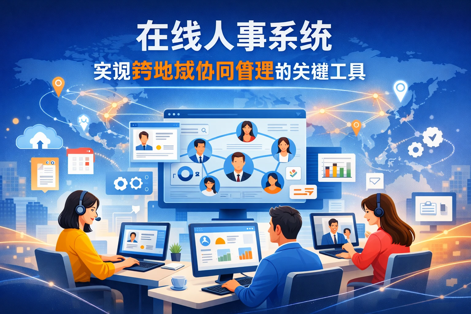 在线人事系统:实现跨地域协同管理的关键工具