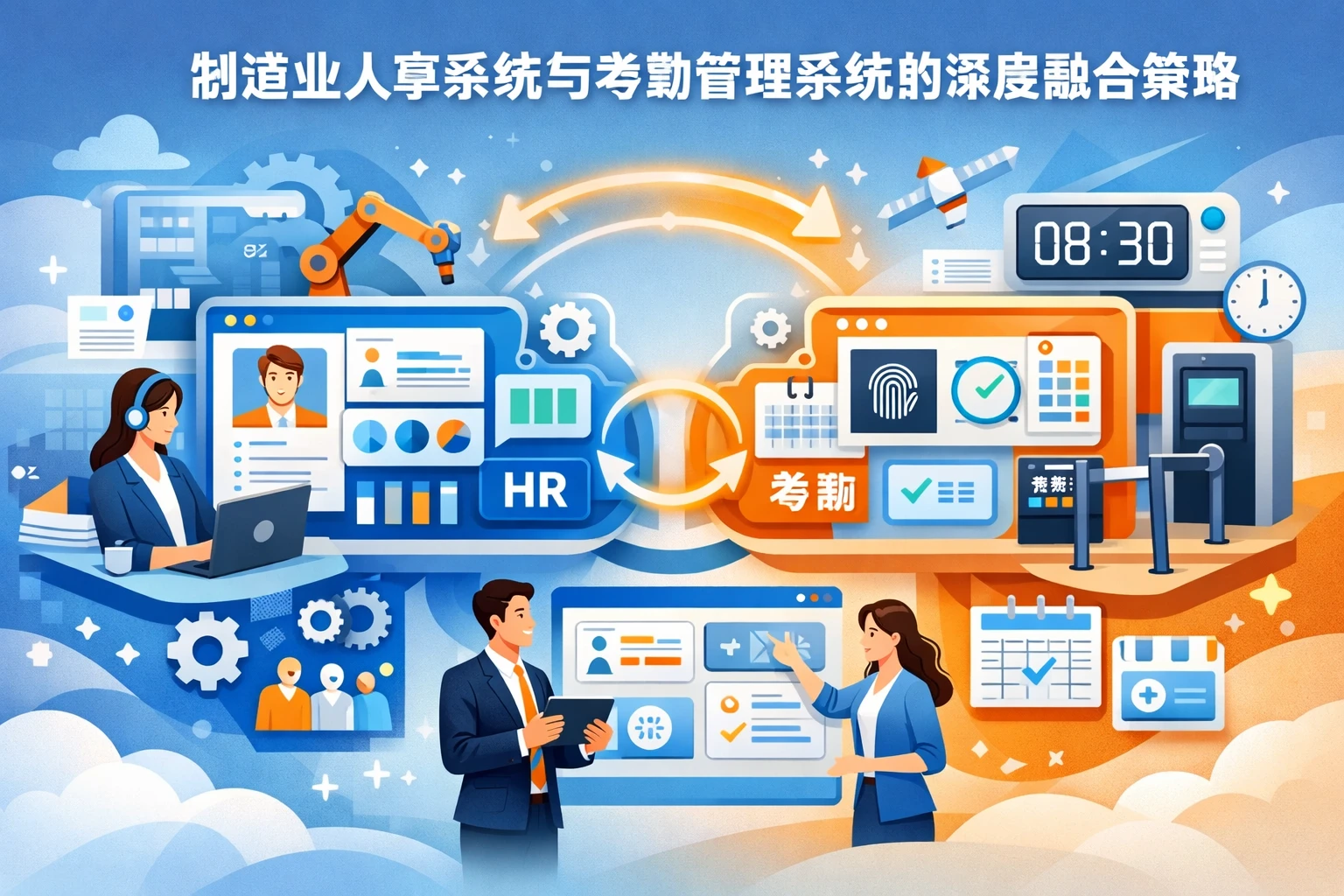 制造业人事系统与考勤管理系统的深度融合策略