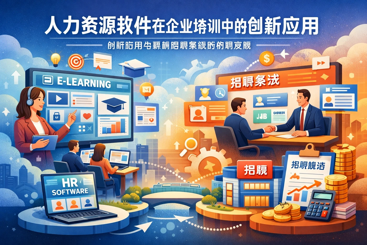 人力资源软件在企业培训中的创新应用与薪酬招聘系统的协同发展