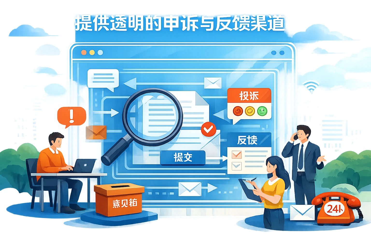 提供透明的申诉与反馈渠道