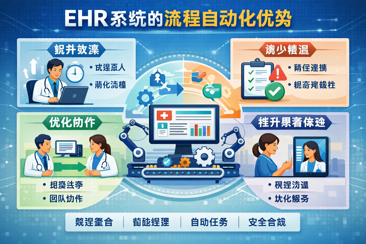 EHR系统的流程自动化优势