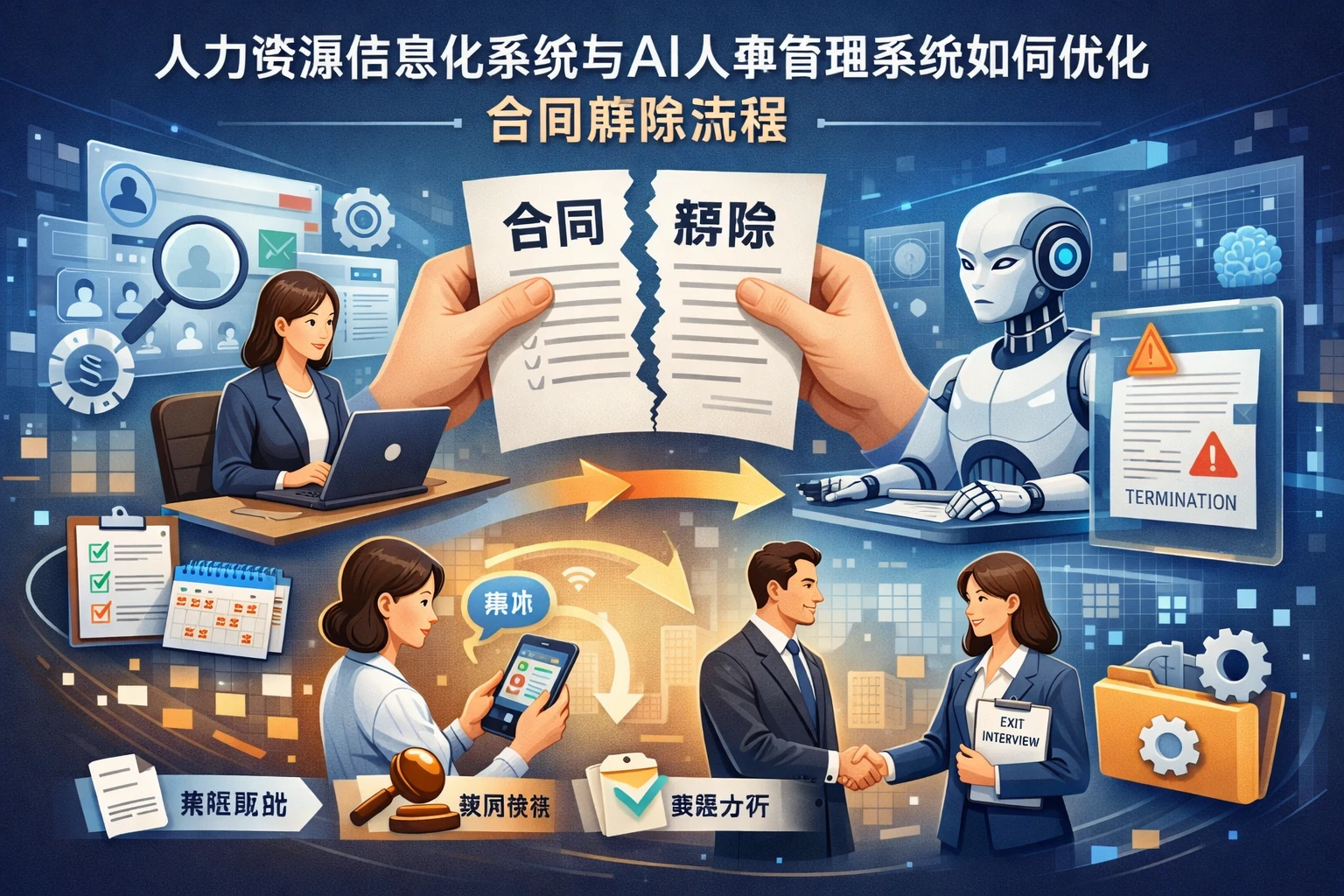 人力资源信息化系统与AI人事管理系统如何优化合同解除流程
