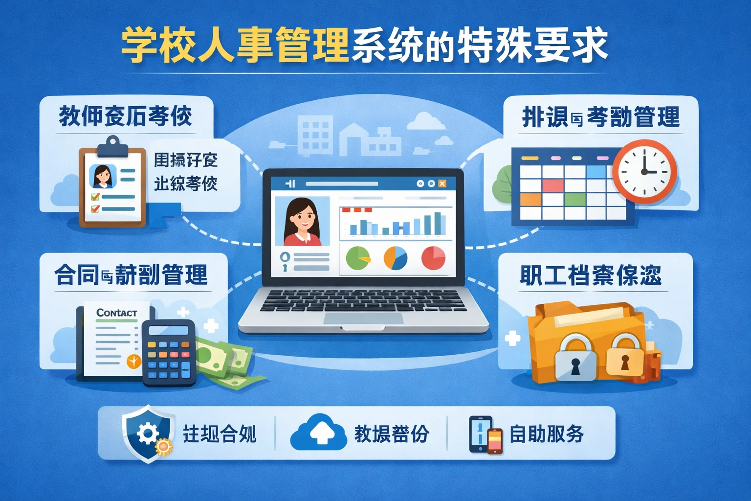 学校人事管理系统的特殊要求